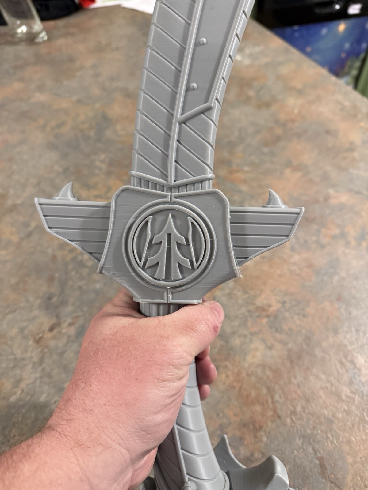 Mighty Morphing Power Rangers Saba sword 3D Print 24” Unpainted