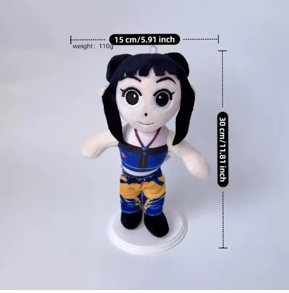 Kpop Demon Hunters Anime Tiger Plush Toy Zoey Mira Rumi Plushie Doll Gift – 02
