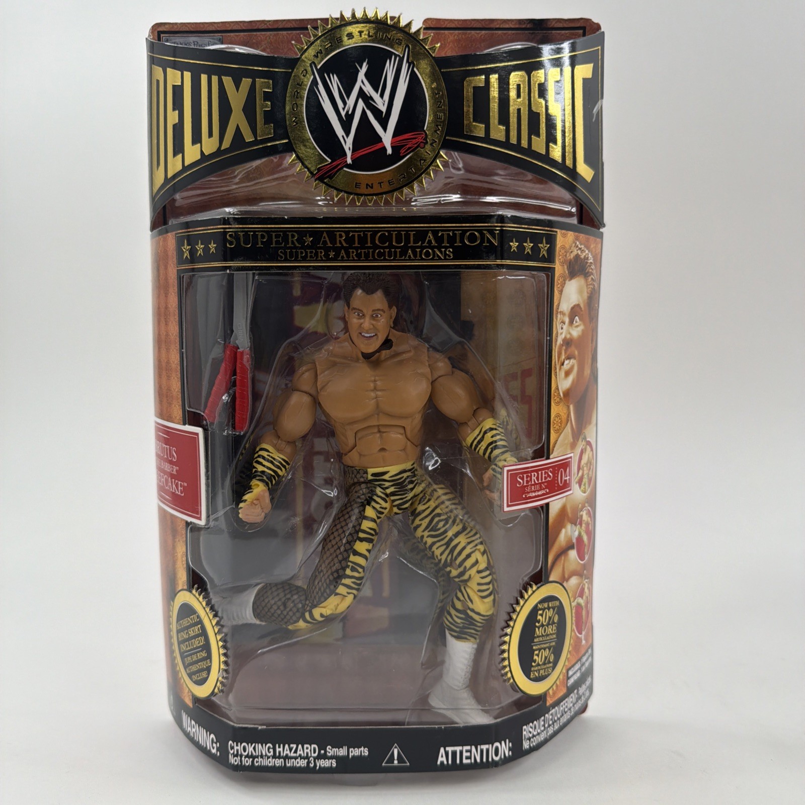 wwe wwf deluxe classic superstars series 4 brutus beefcake wrestling figure