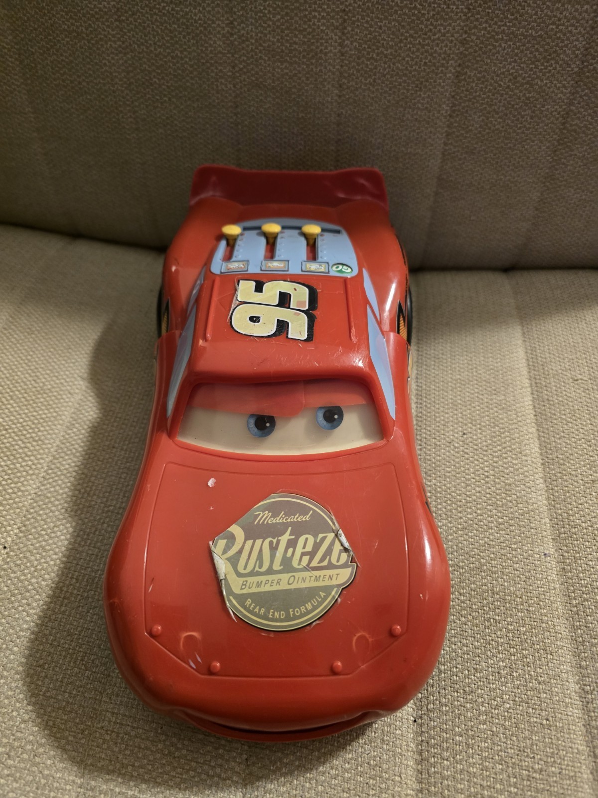 Disney Pixar Cars Walkin Talkin Lightening McQueen Motorized Car