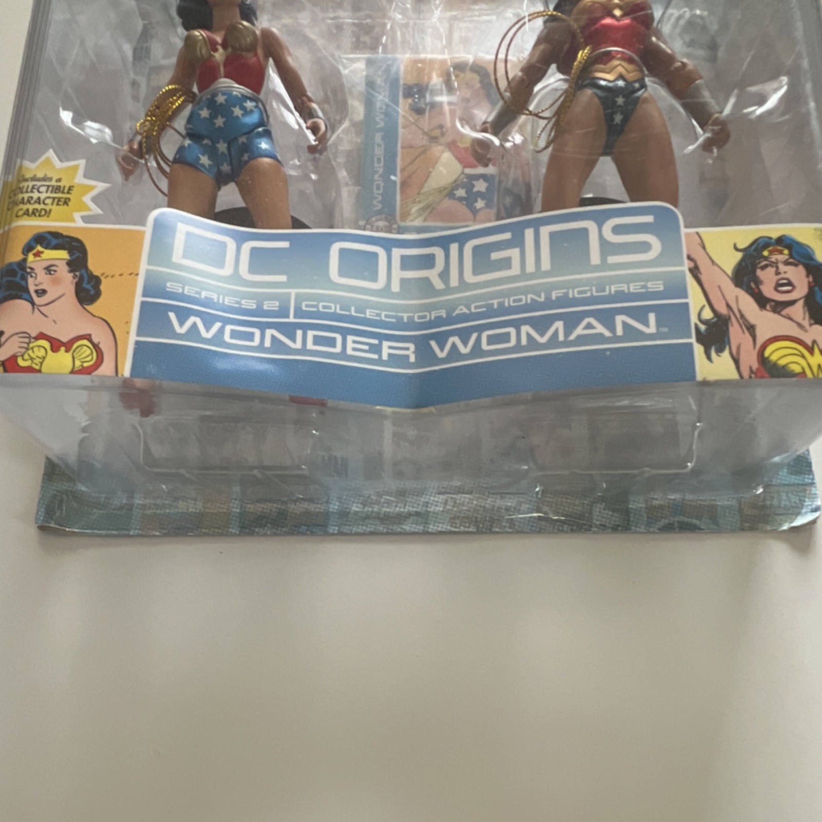 DC Direct Wonder Woman Action Figures DC Origins Series 2 Boxed Collectible Card