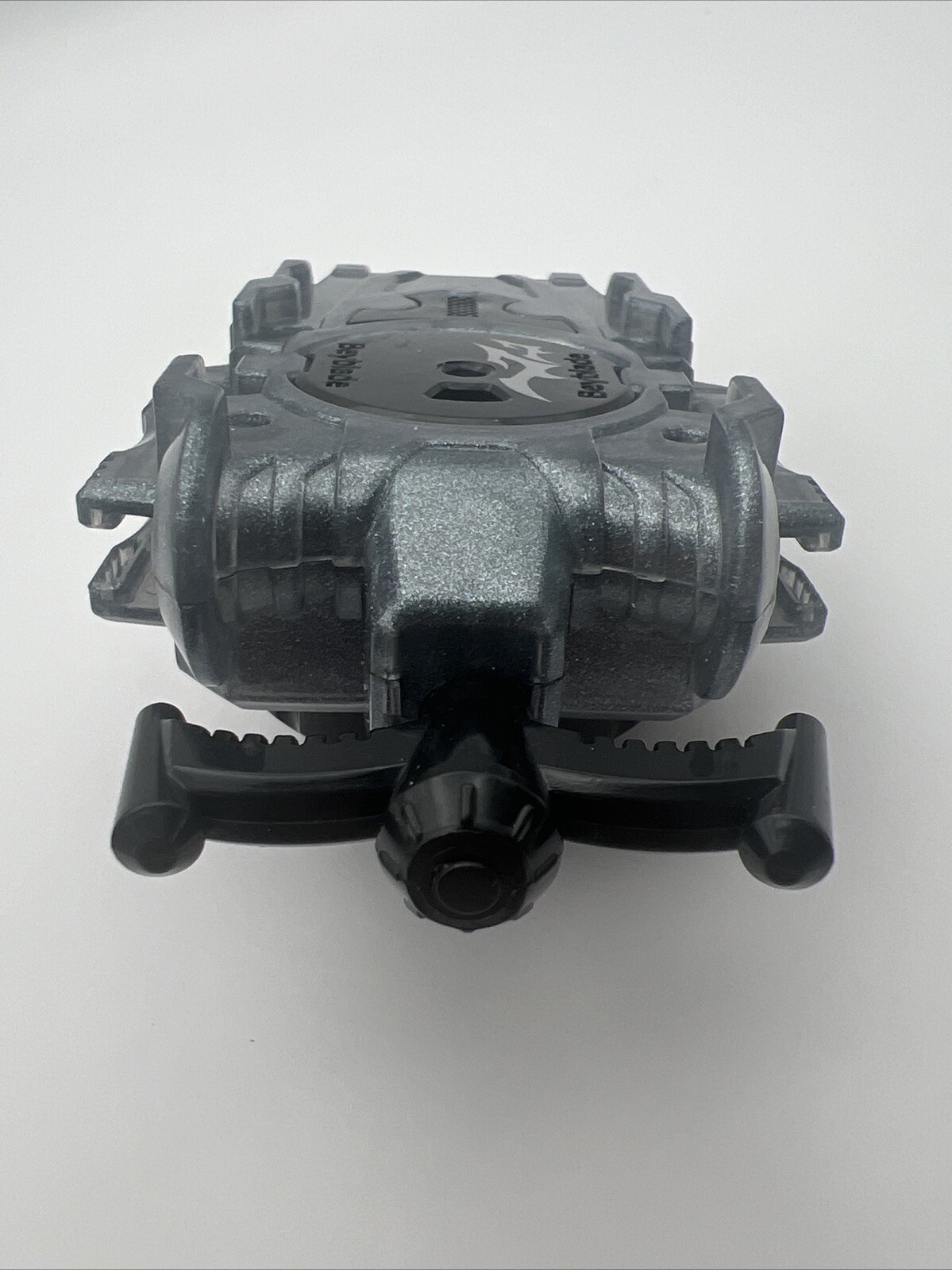 Silver Sparkle Left Spin Beyblade String Launcher For Burst Beyblades Takara