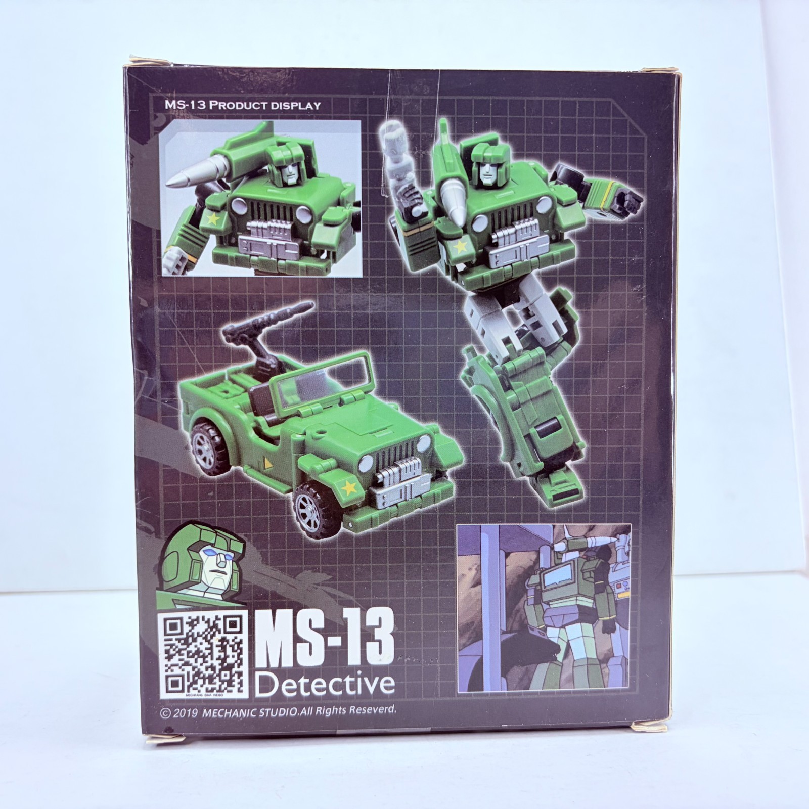 Transformers MS-13 Detective Hound Scout Jeep Transforming Action Figure Toys