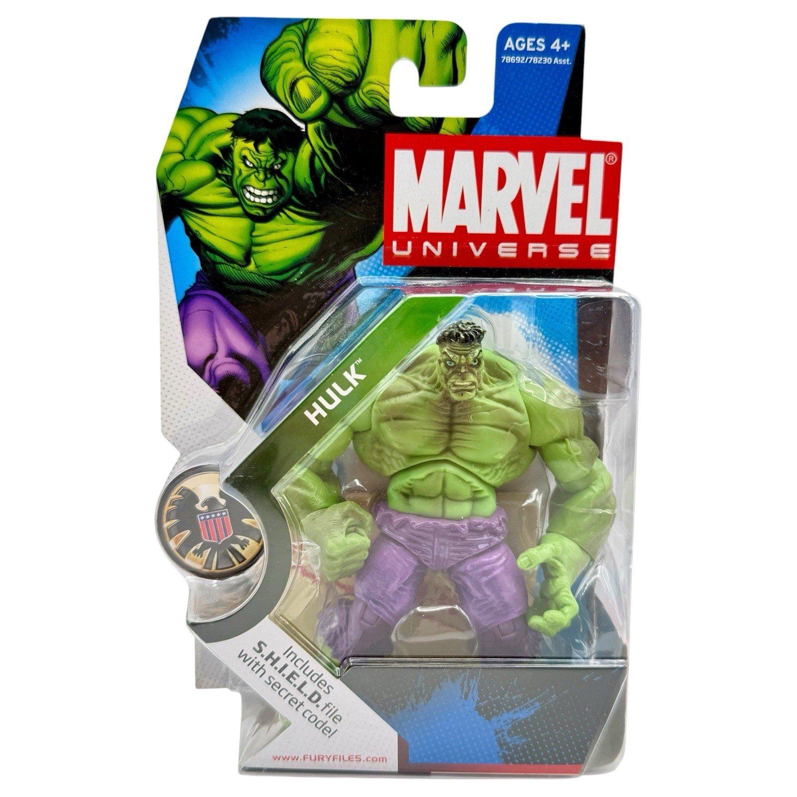 Marvel Universe Hulk 3.75 inch Action Figure 2008 Series 1 #13 NEW Hasbro