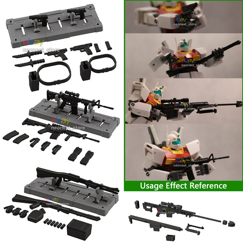 1/144 HG RG Gundam Weapon Detail Up Part Yamada 1/12 6&Prime; Action Figure Weapon Lot