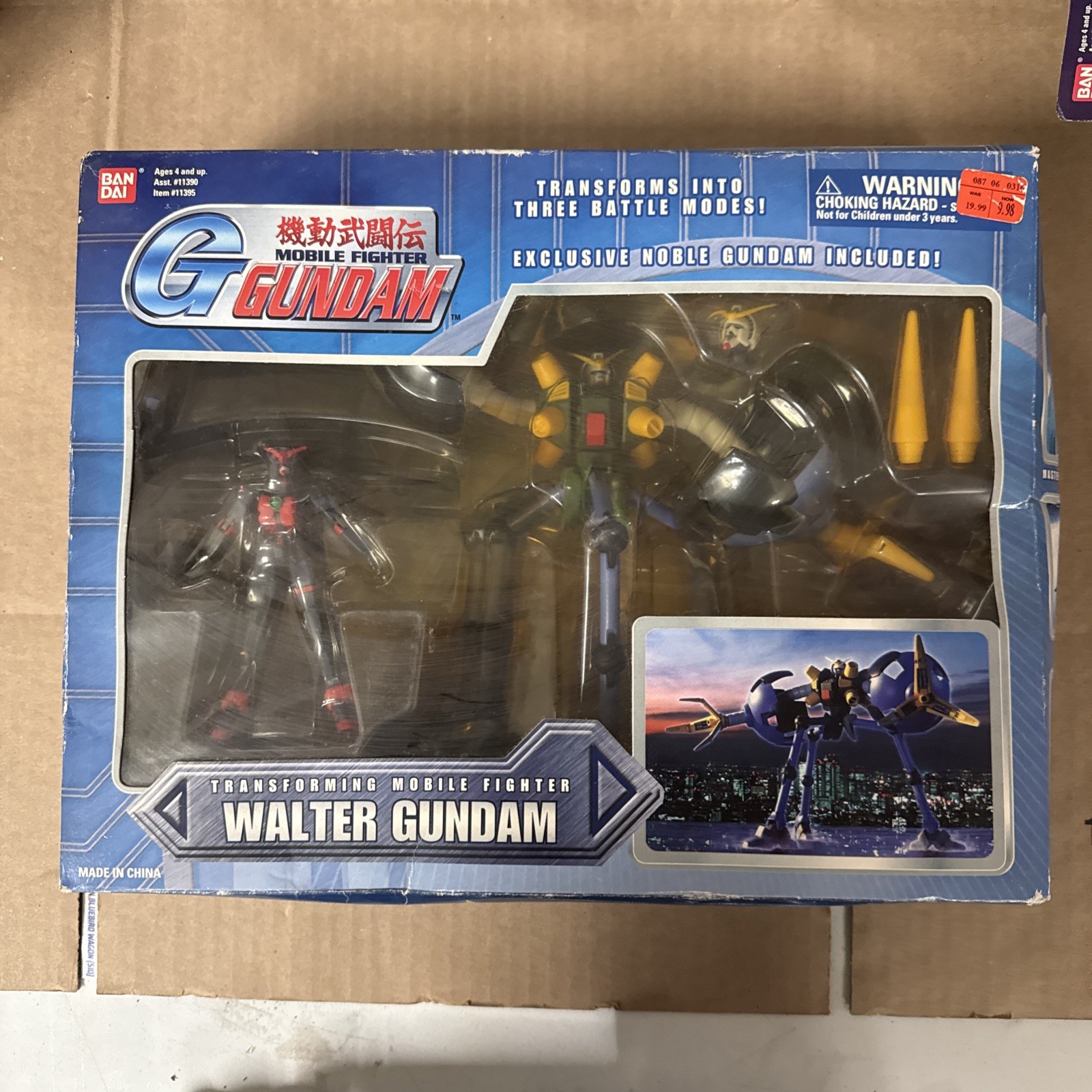Bandai Mobile Suit Fighter Walter Exclusive Noble Gundam 2002 – New Sealed Rare