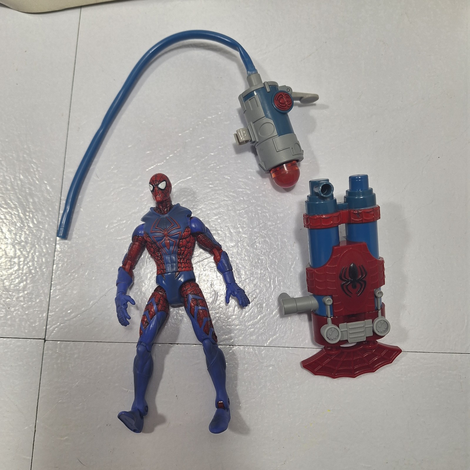 Spider-Man Rocket Blast 6&Prime; action figure loose Marvel 2000 ToyBiz series 15