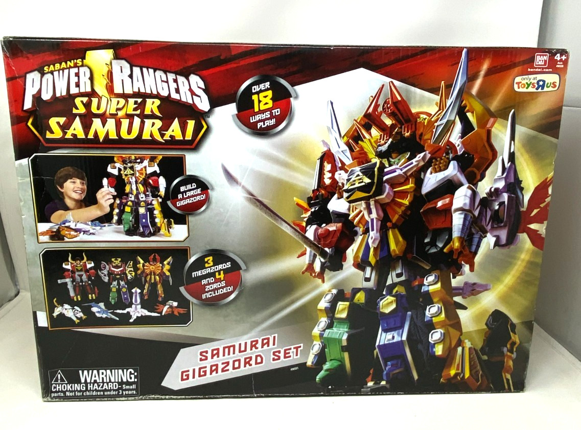 Power Rangers SUPER SAMURAI GIGAZORD Set Super Sentai Shinkenger NIB SEALED!!!!