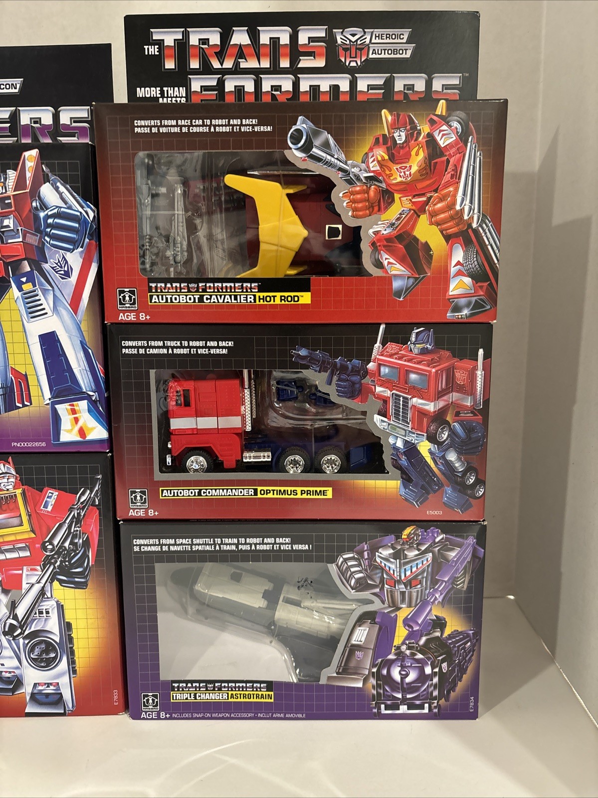 Transformers Generation One Walmart Reissue Lot MIB.