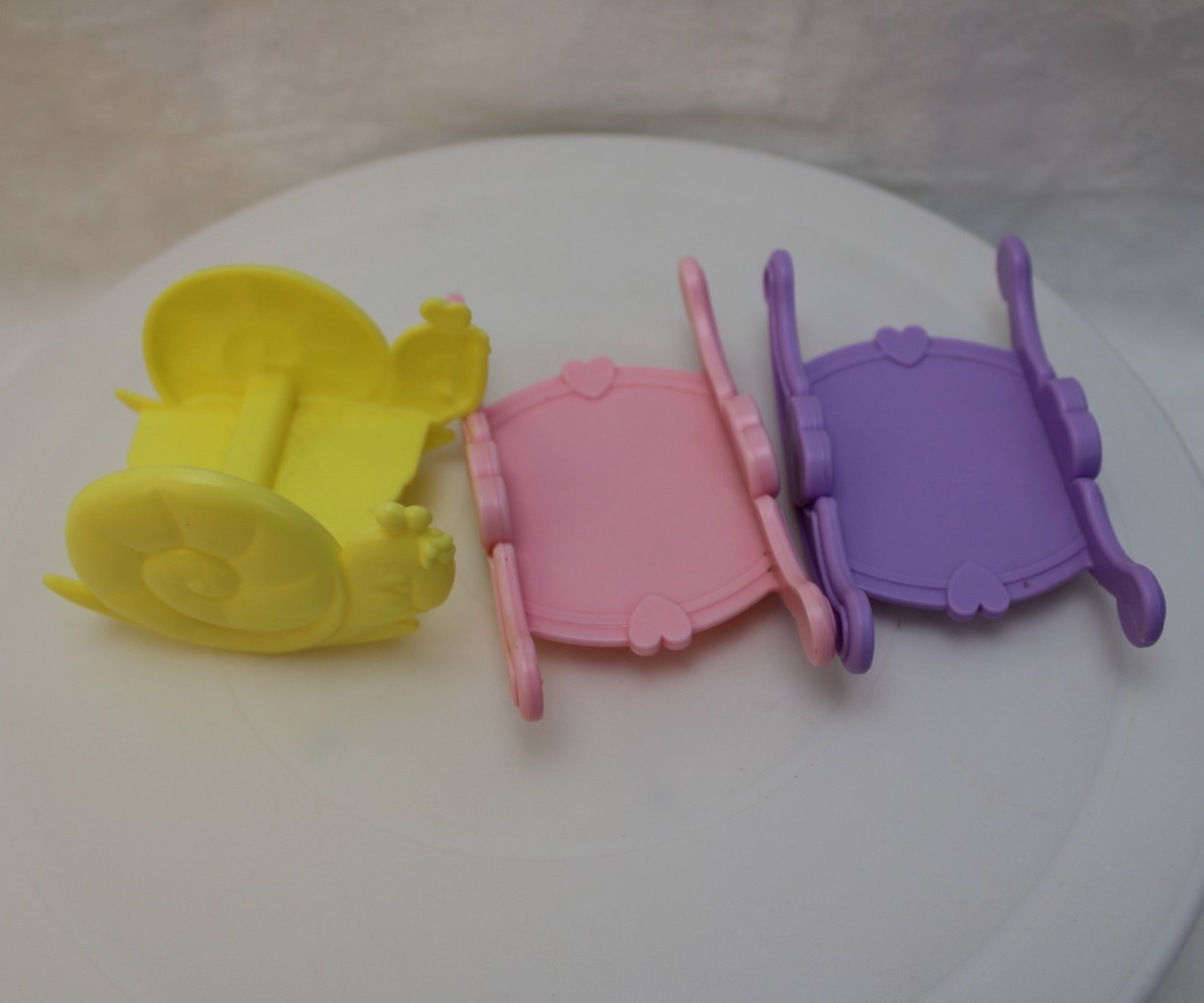 My Little Pony Rockers Accessories Yellow Snail Purple Pink Hearts G1