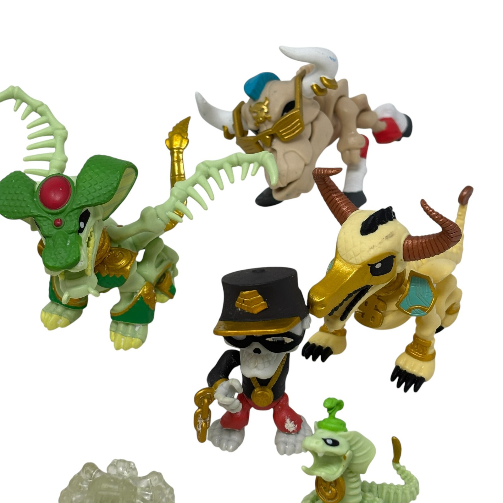 TREASURE X Large Lot Mystical Beasts Figures Weapons Snake Aliens