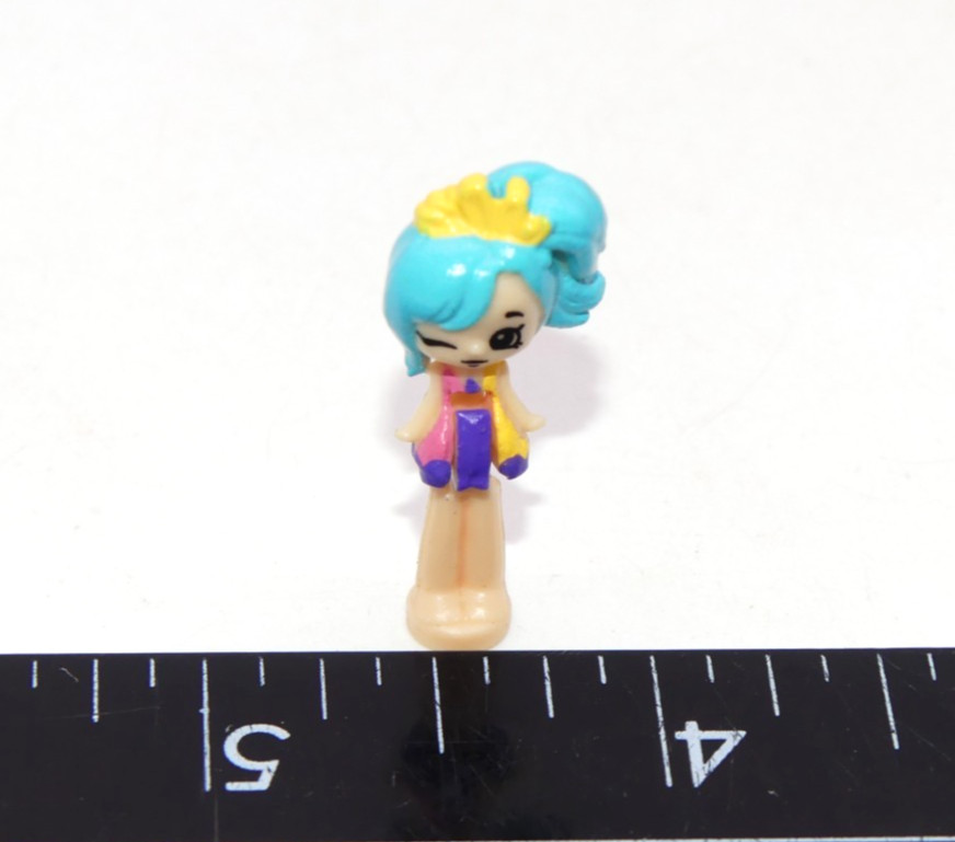 Shopkins Lil Secrets Doll Figure Blue Hair Miniature Mini Figurine Pocket