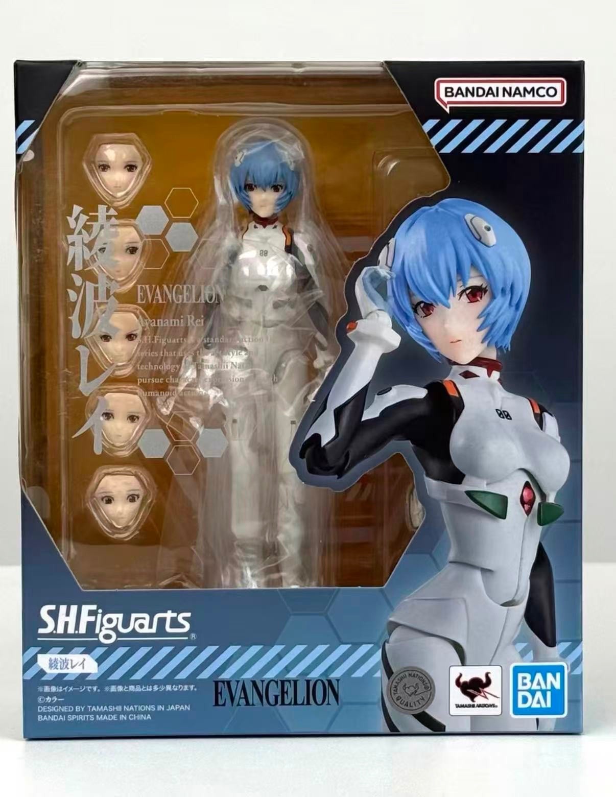 In- Stock Bandai S.H.Figuarts Rei Ayanami EVA Evangelion Action Figure Sealed