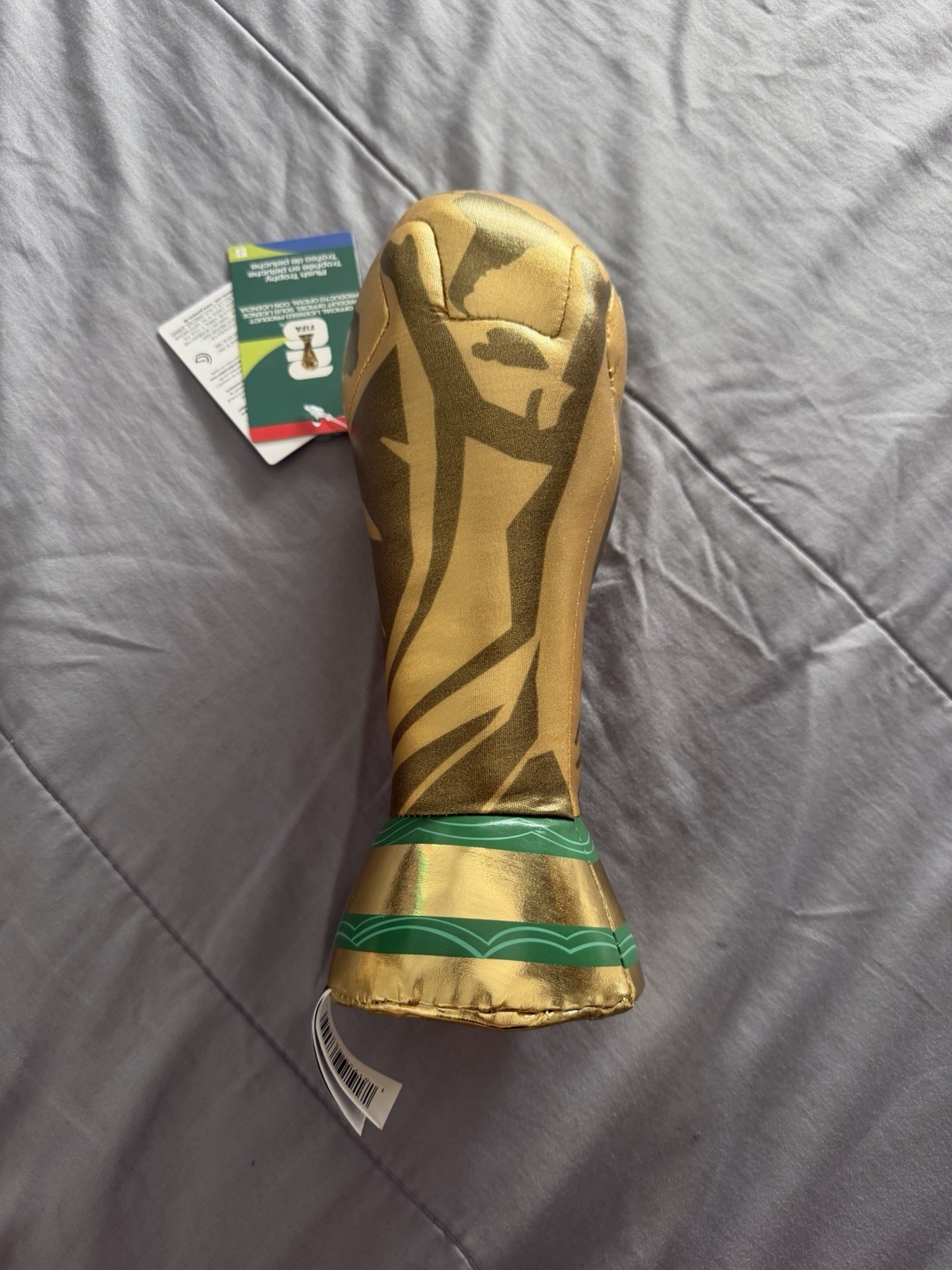Official 2026 FIFA World Cup 26 10Inch Soft Plush Toy Trophy US SELLER