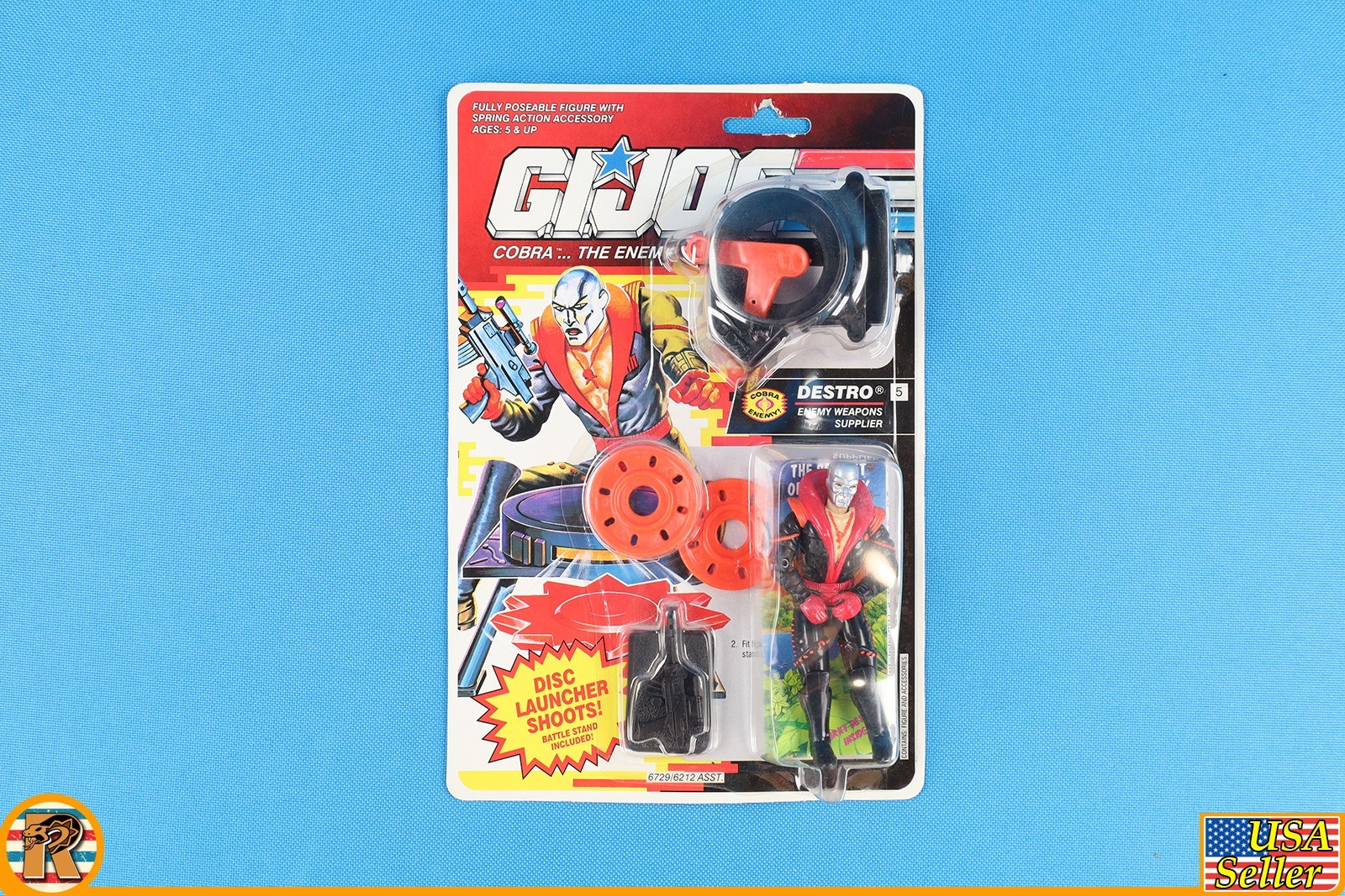 GI JOE – Destro – 1992 – Vintage Original Sealed MOC – [C-ARAH-128]