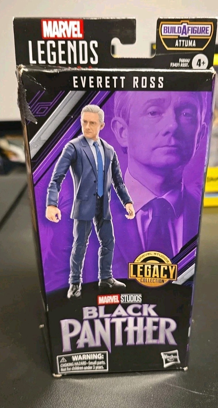 Hasbro Marvel Legends Black Panther Everett Ross 6&Prime; Action Figure New