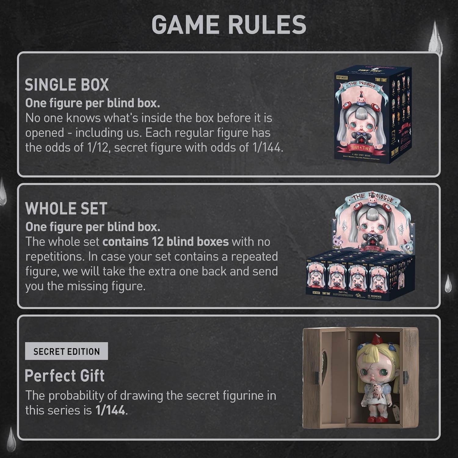 Collectible TINYTINY-Prologue Blind Box Figures – Surprise Gift for Any Occasion