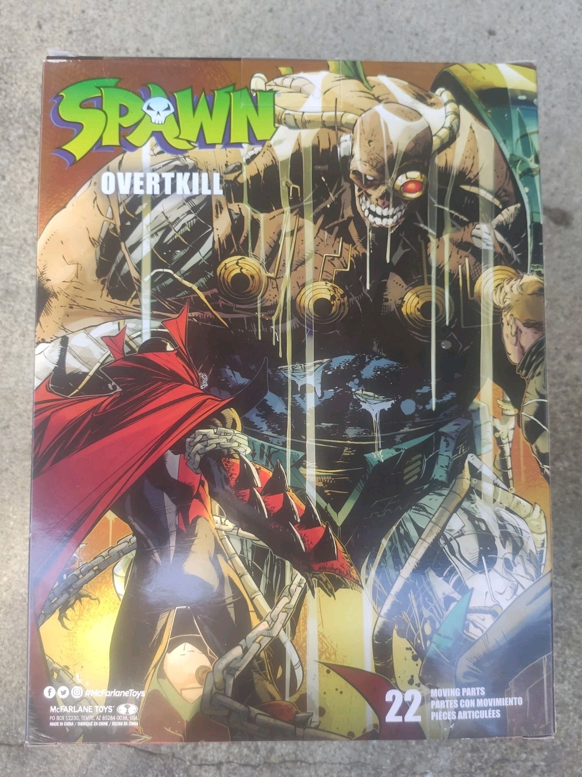 spawn action figures overtkill Mcfarlane Mega Figure