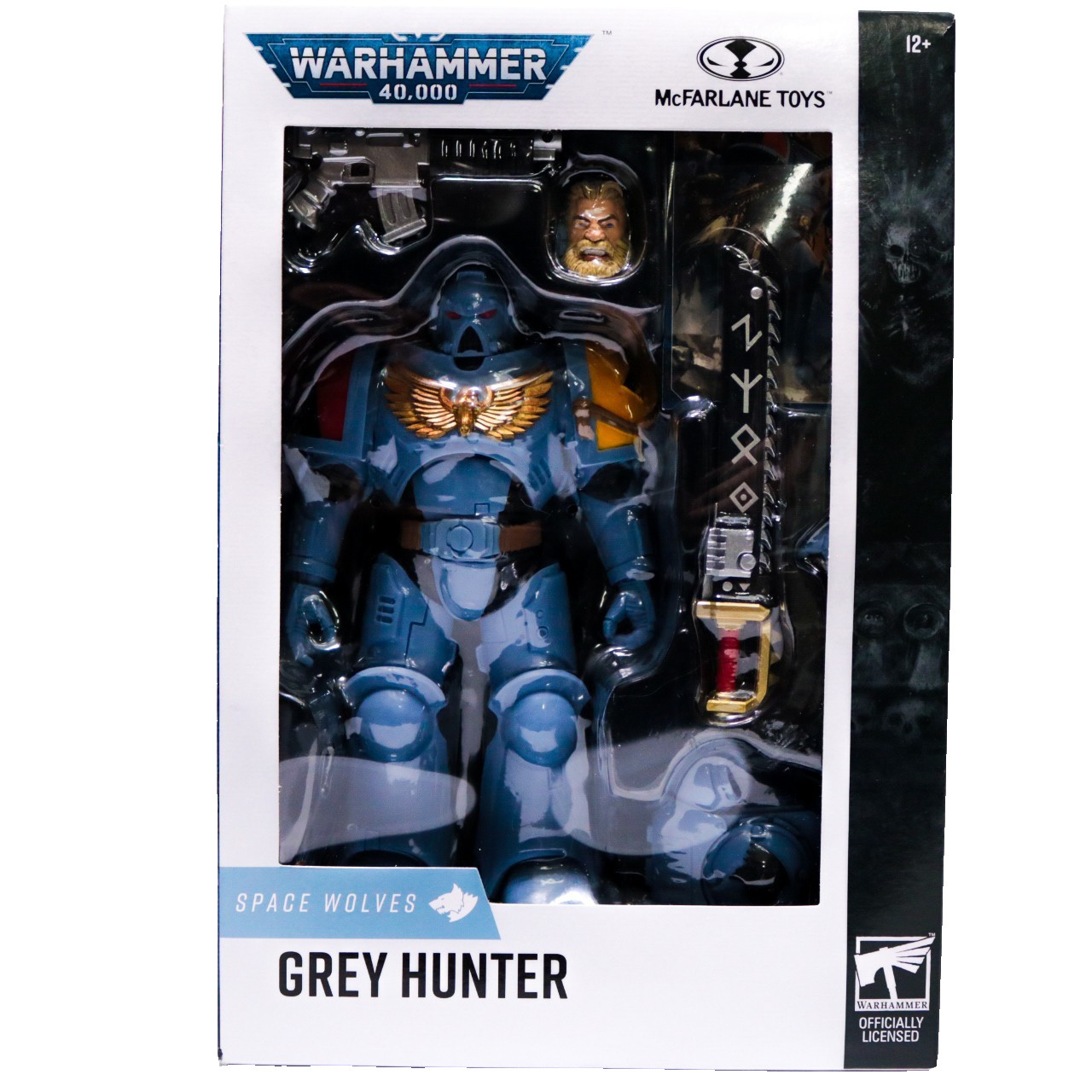 WarHammer 40,000 Space Wolves Grey Hunter 9&Prime; Action Figure by McFarlane Toys