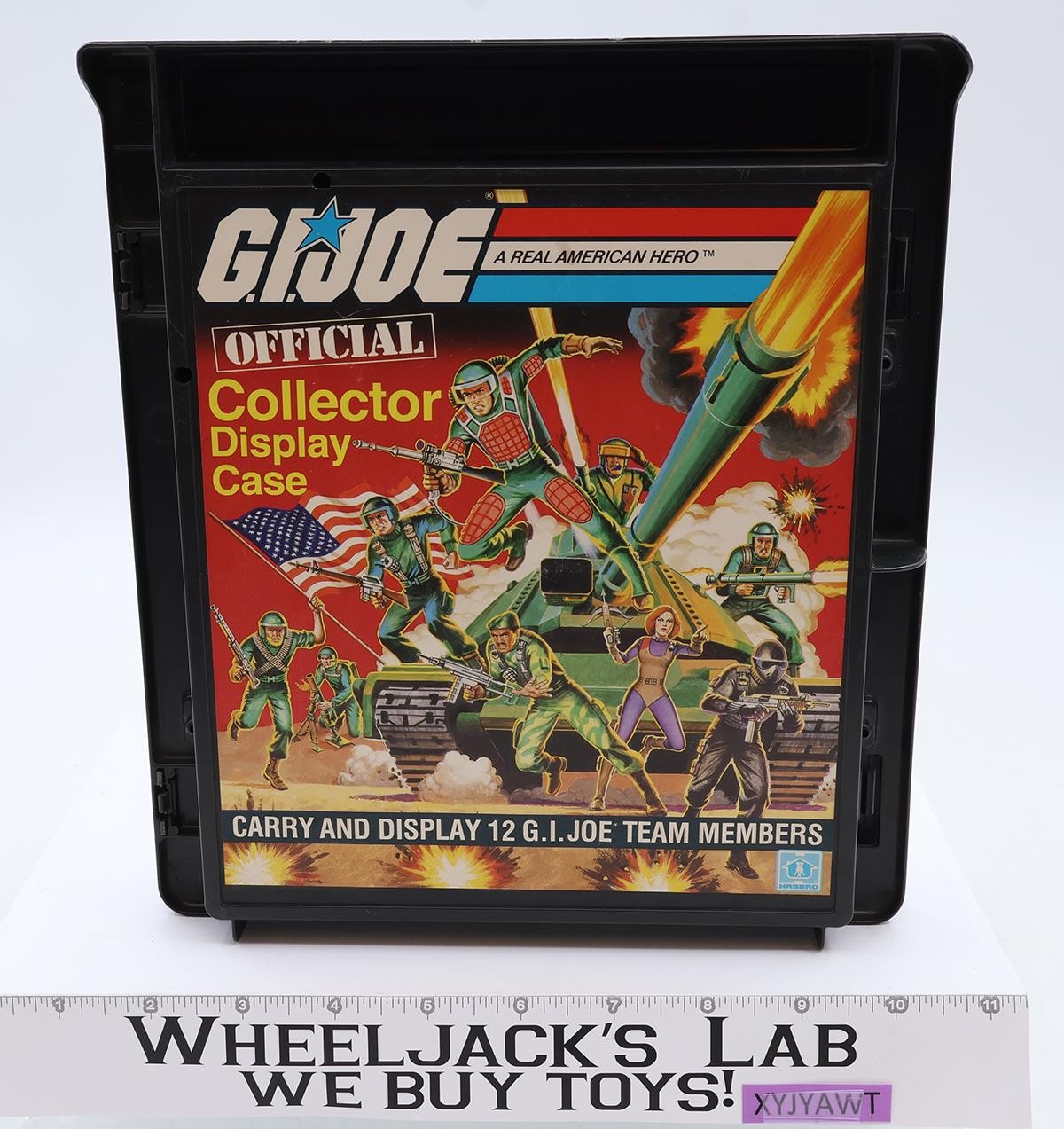 GI Joe Official Collector Display Case 1983 Vintage Hasbro Carry and Display