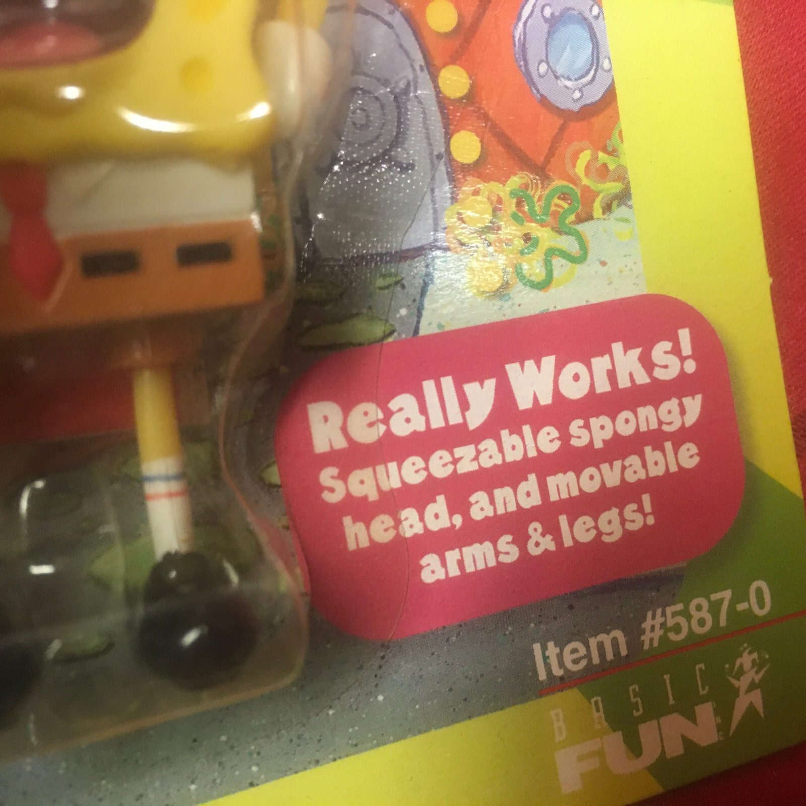 RARE Promo SpongeBob SquarePants KeyChain From Nickelodeon Viacom Party 2000