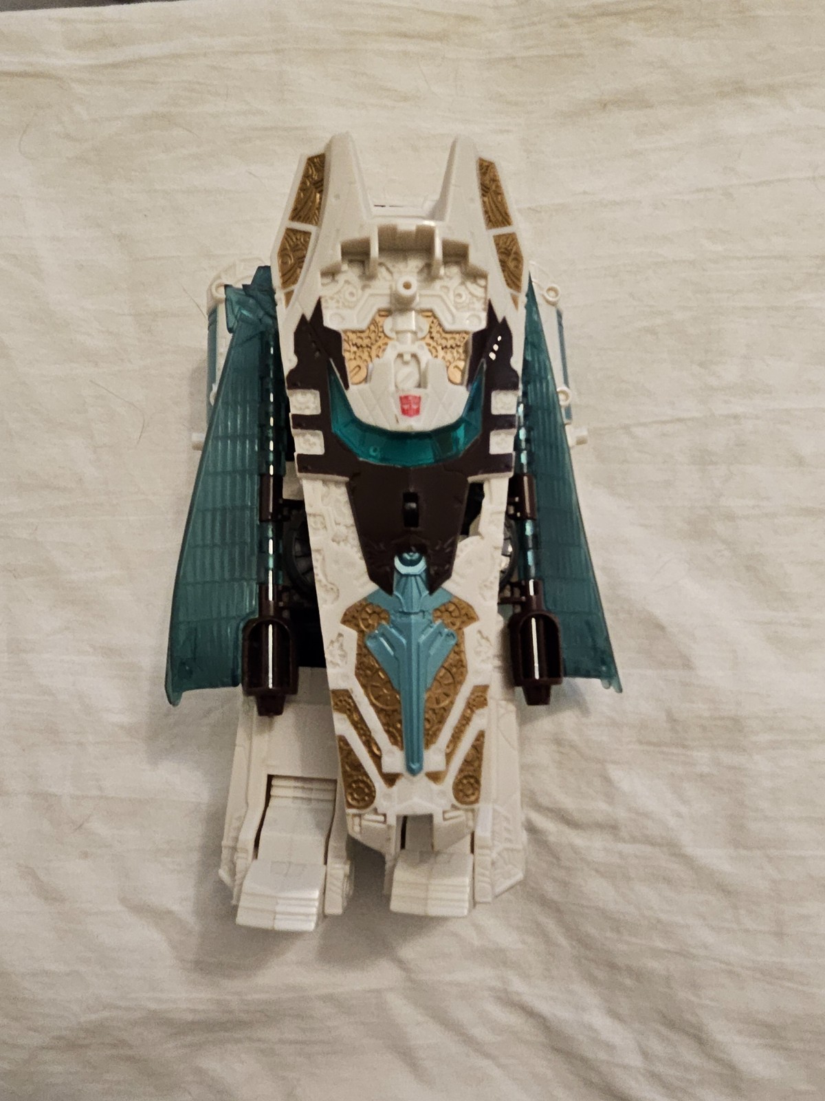 2005 Transformers Cyberton Vector Prime Action Figure ( No Missile)