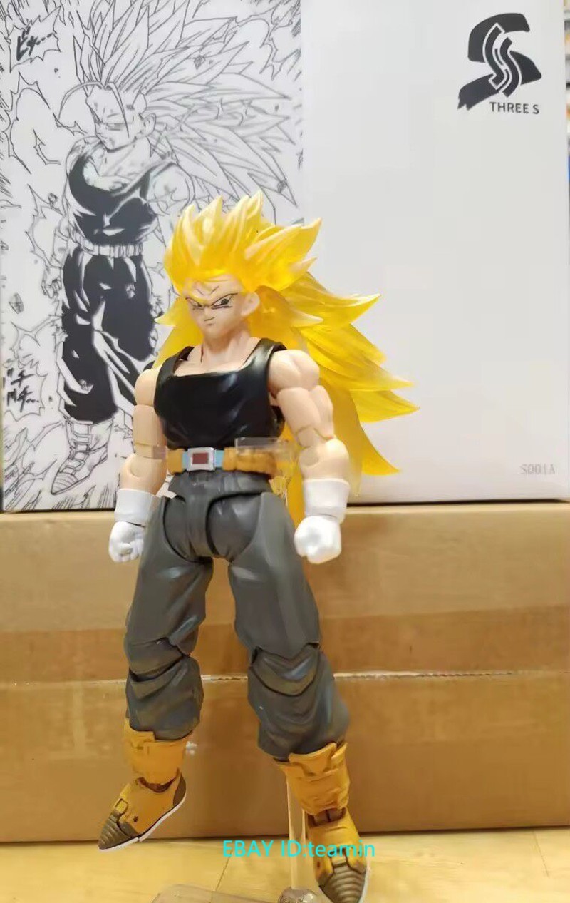 SSS Studio Trunks Transparent Yellow Hair 1/12 Action Figure In Stock