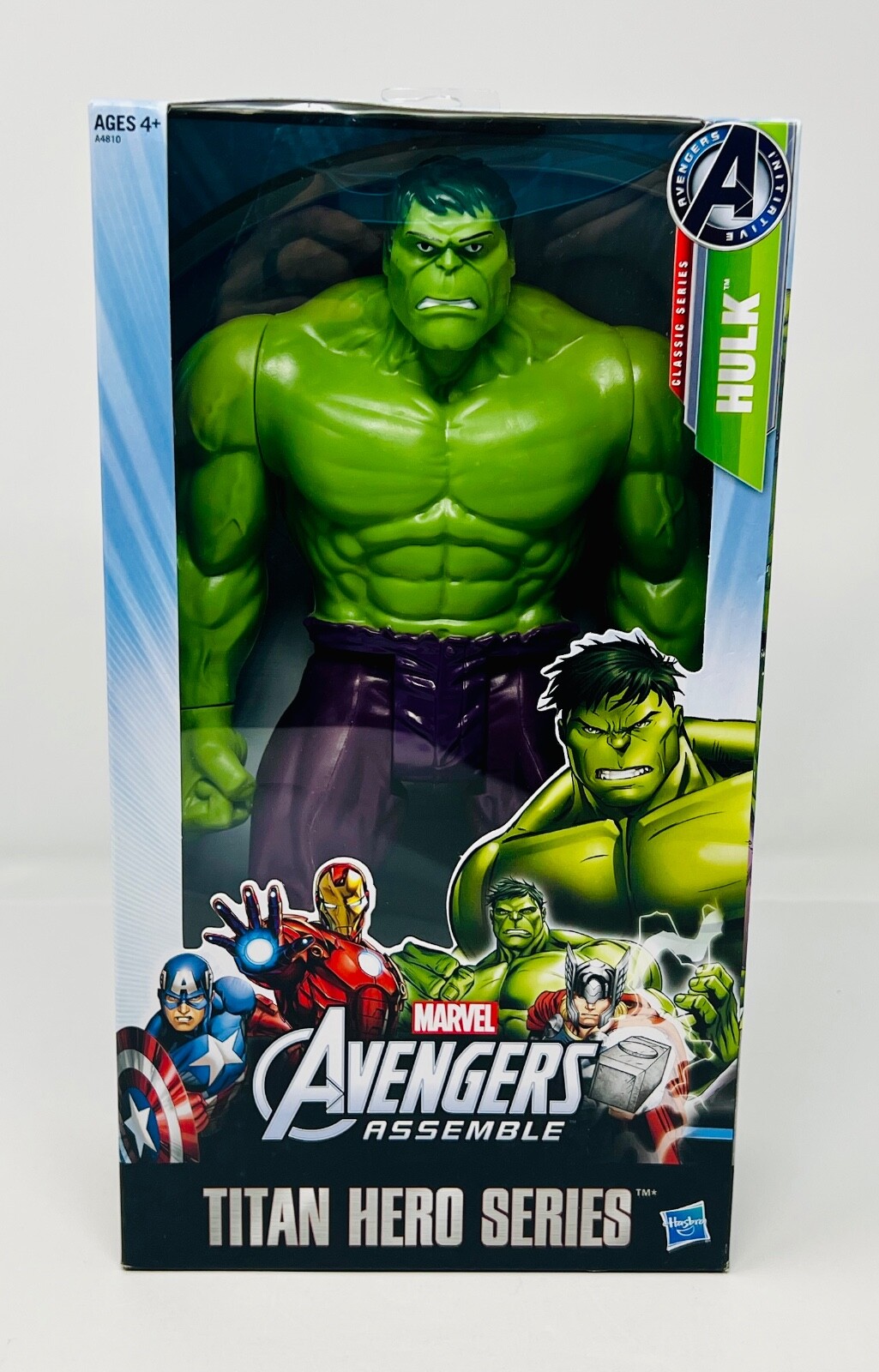 2012 CLASSIC HULK TITAN HERO SERIES HASBRO MARVEL AVENGERS ASSEMBLE MIB 12&Prime; FIG