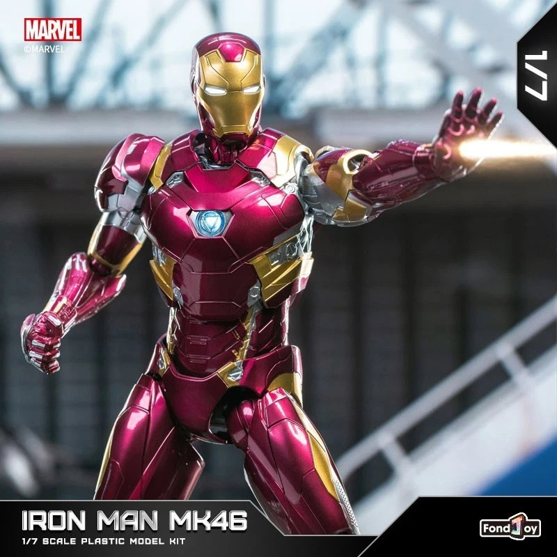 Marvel Iron Man MK45 Assembled Model Action Figures Boy Toy Gift