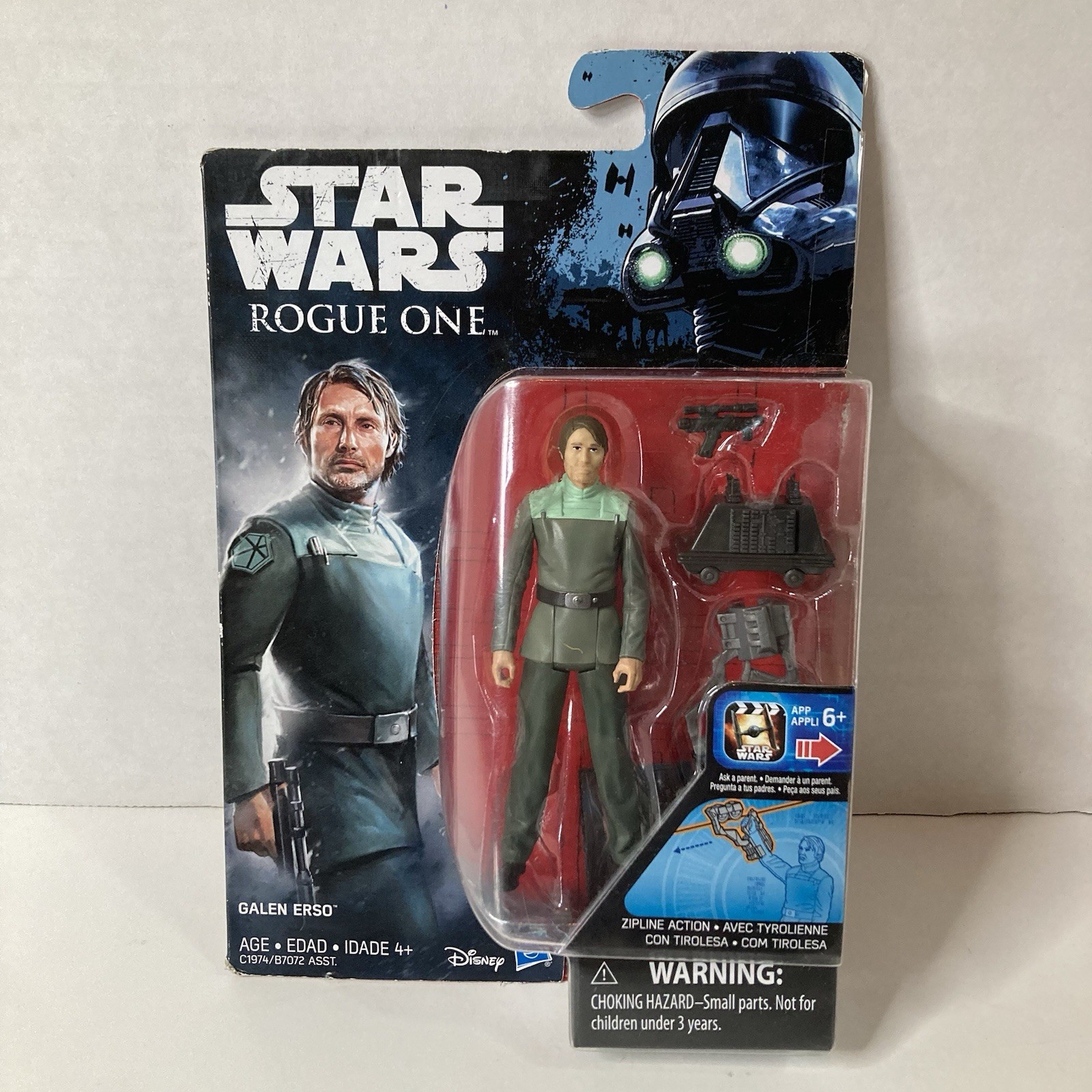 Star Wars Rogue One Galen Erso Action Figure 3.75&Prime; Hasbro NEW Sealed 2016