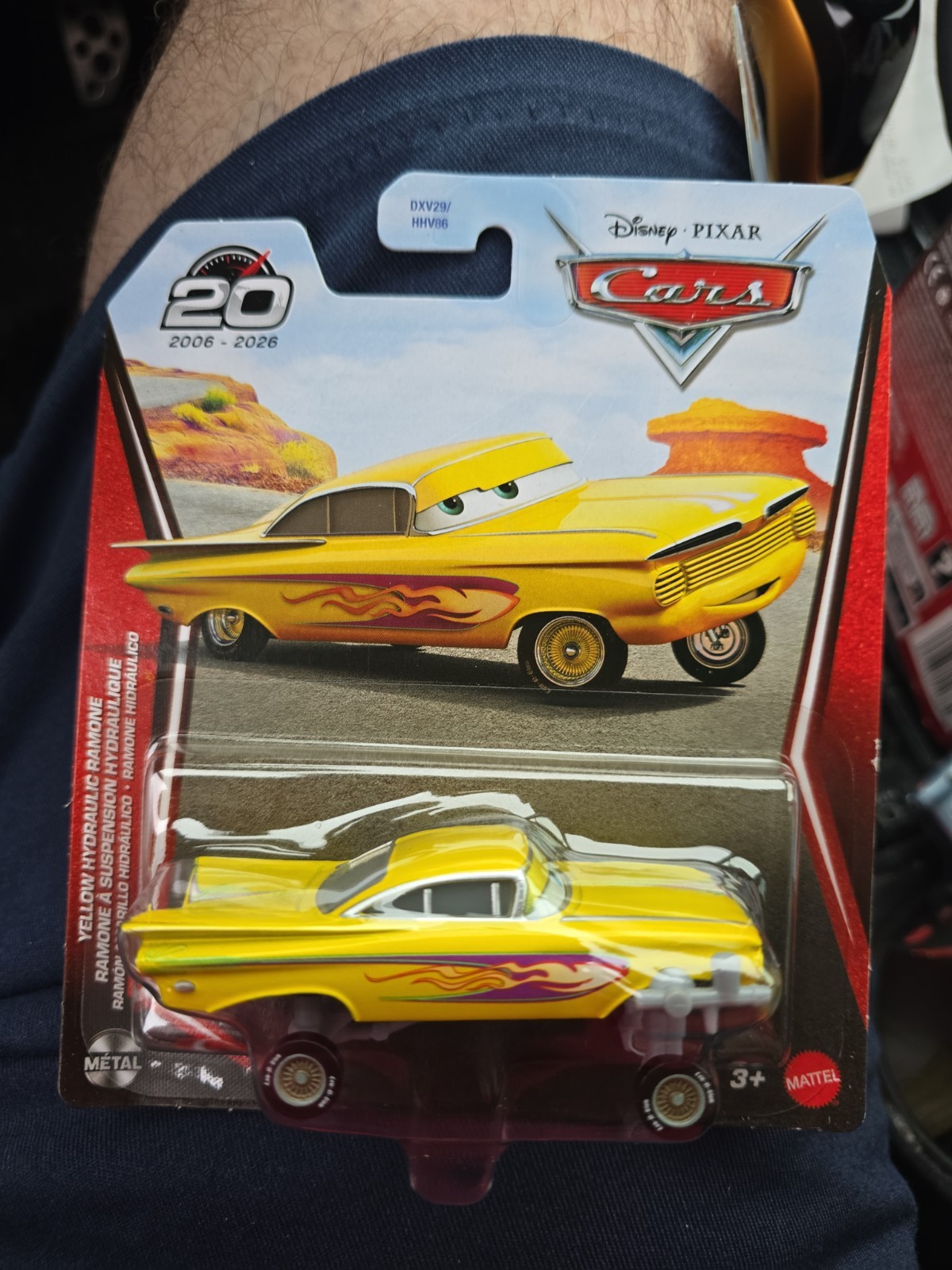 2026 disney pixar cars yellow hydraulic ramone