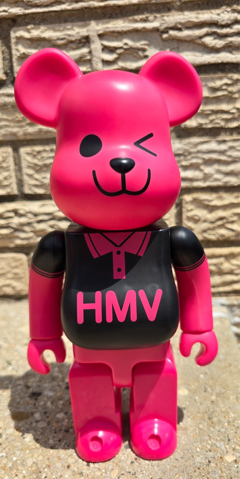 BE@RBRICK HMV Black Polo 25th Anniversary New Boxed Limited Edition Collectible