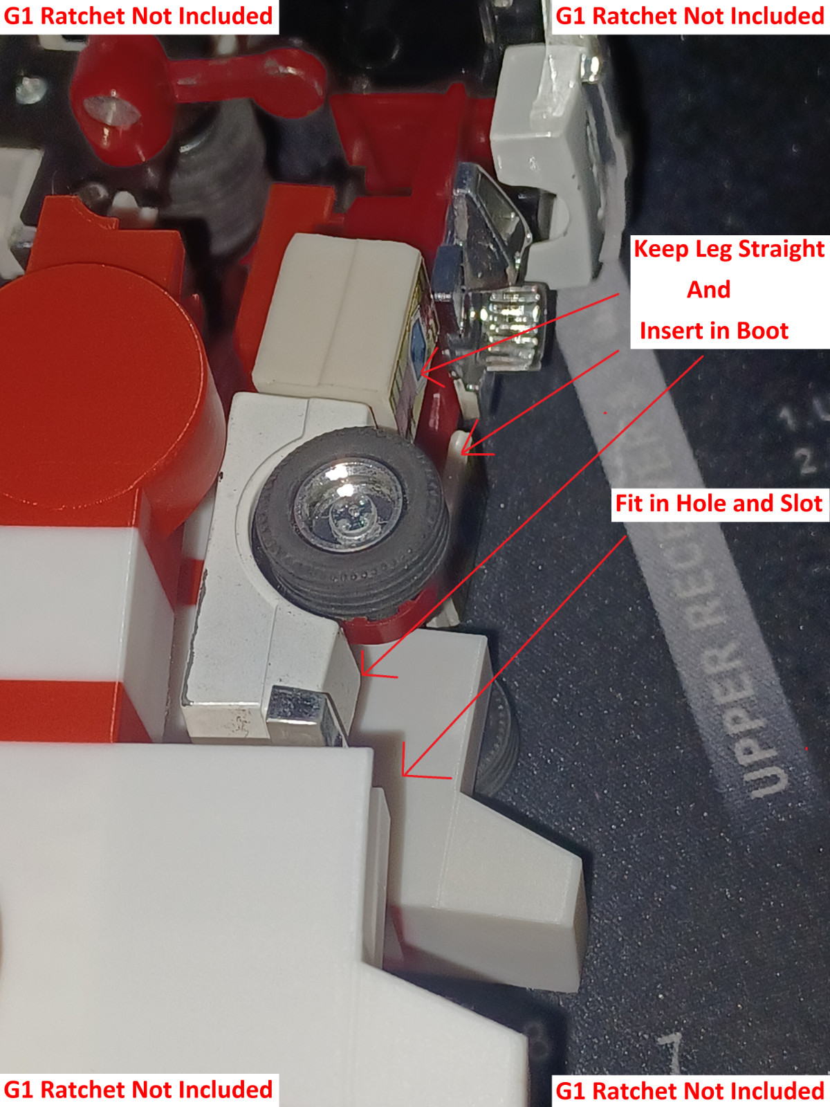 Transformers G1 Ratchet 3D Printed Upgrade Parts Only G1 Ratchet IS NOT INCLUDED
