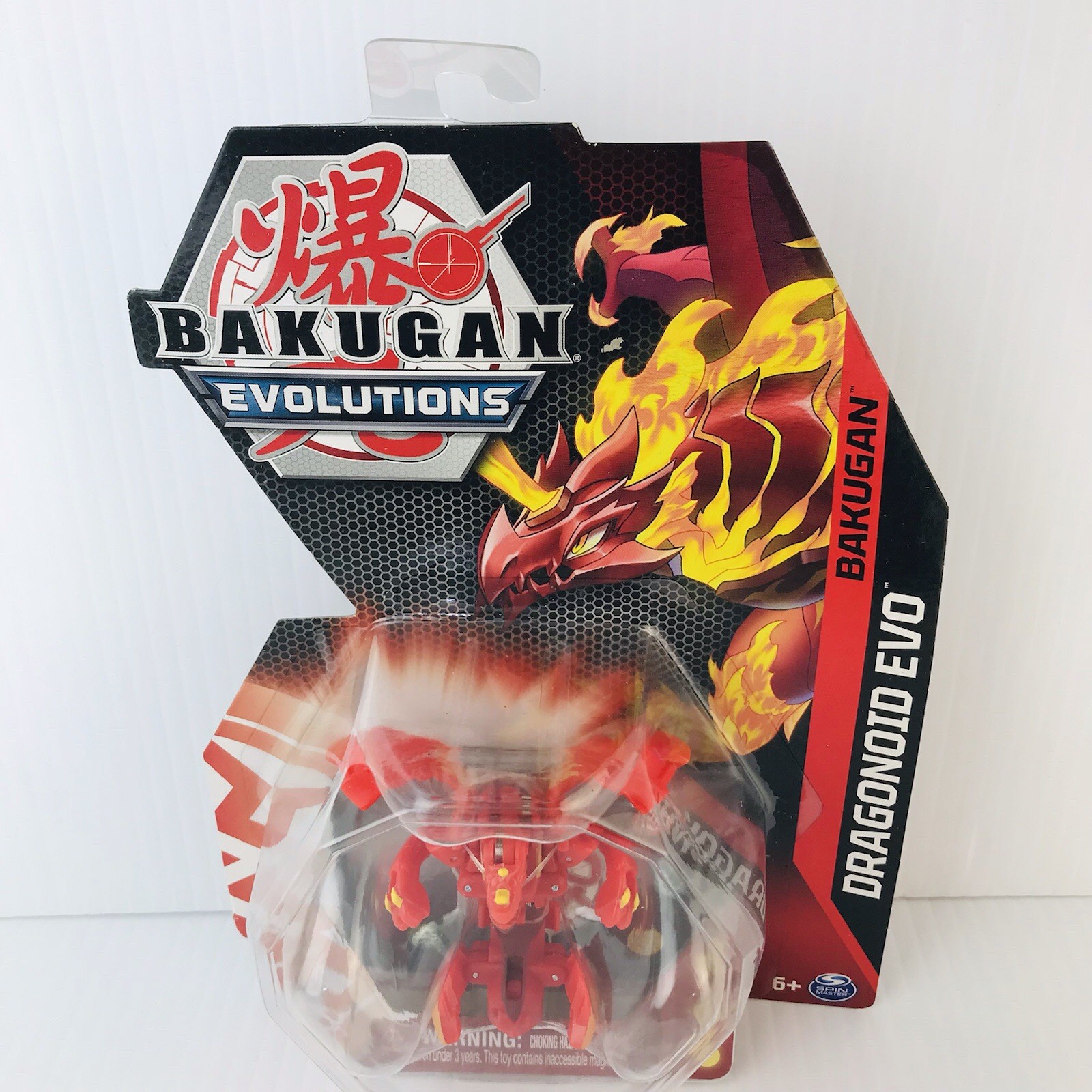 BAKUGAN EVOLUTIONS ACTION TOY & TRADING CARDS – RED DRAGONOID EVO NEW!
