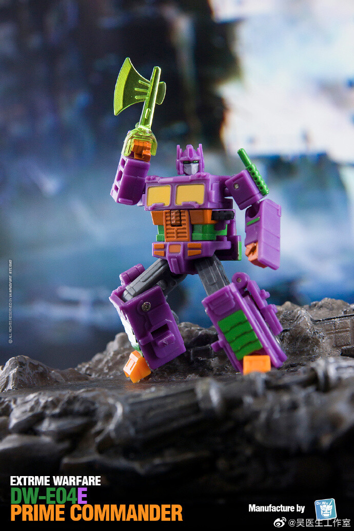 Dr. WU DW-E04D DW-E04E Green or EVA OP Commander W/Trailer Roller Mini Figure