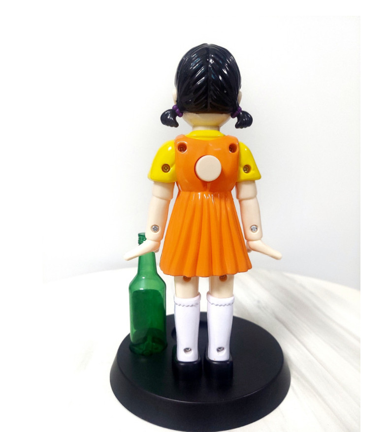 Squid Game Younghee Jinro Chamisul Soju Korean Drinking Game Figure Doll Toy New