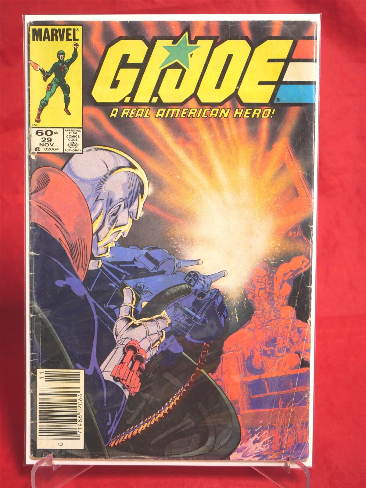 GI Joe Comic Book ARAH Issue #29 Marvel Comics Group A Real American Hero