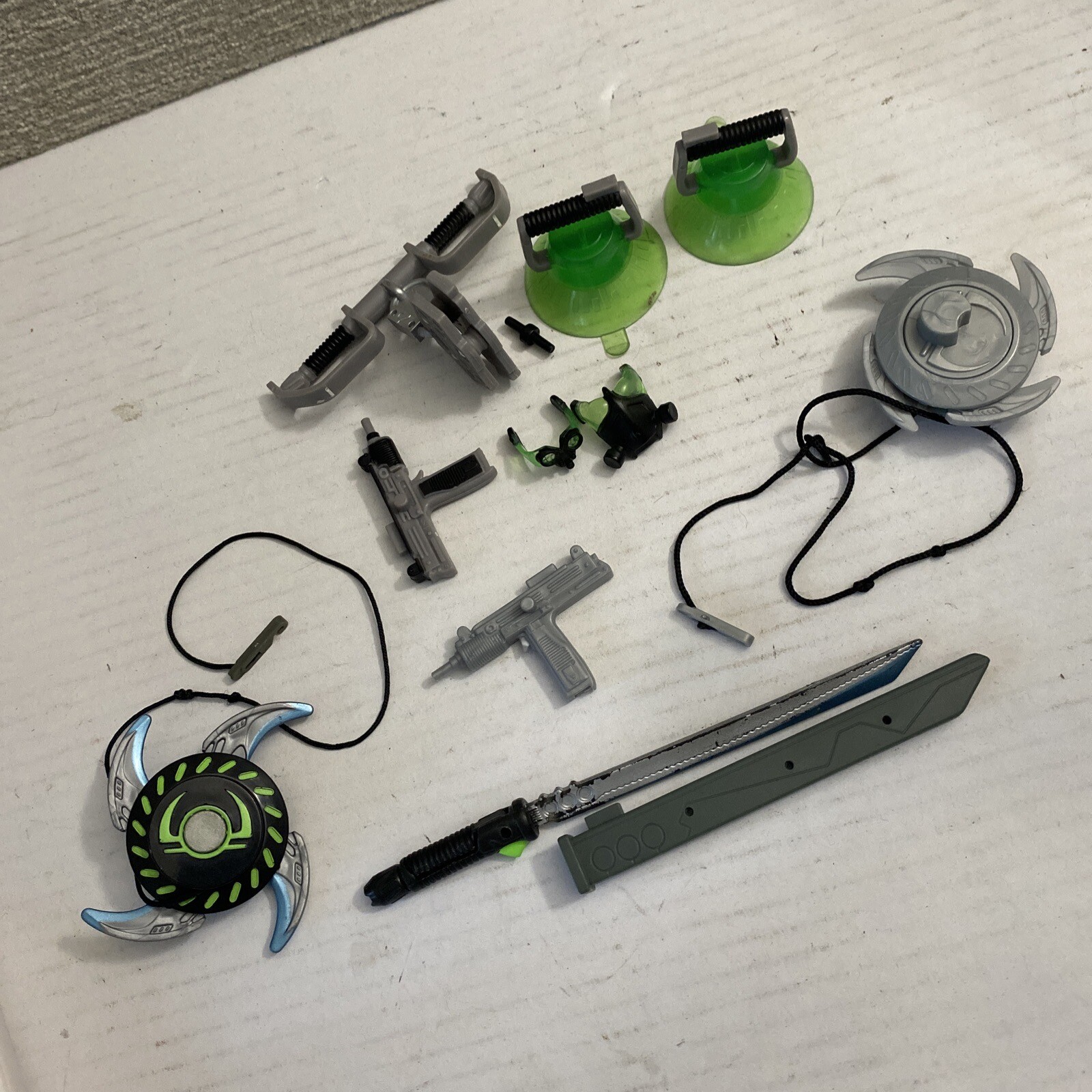 GI JOE SIGMA 6 SNAKE EYES BLACK SUIT NINJA Sword Guns Knives Accessories 2005