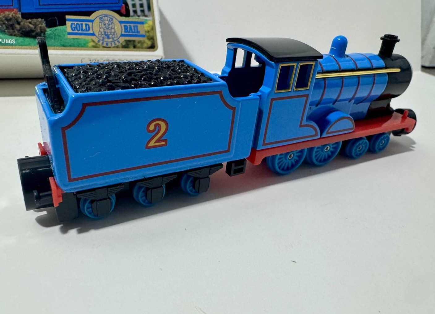 Edward Shining Time Station Engine ERTL Gold Rail Series Thomas Tank Metal Train