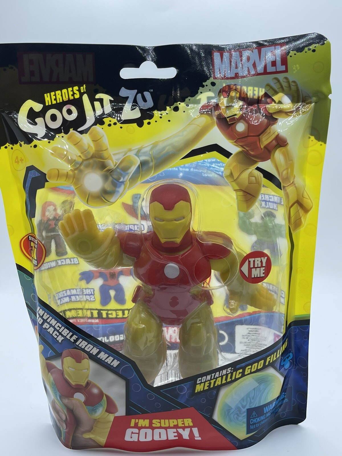 Heroes of Goo Jit Zu Marvel Superhero – The Invincible Iron Man NEW & SEALED