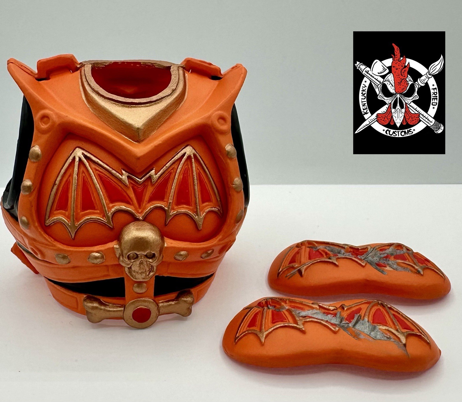 Compatible MOTU Classics HE-MAN FAKER BATTLE ARMOR CUSTOM SET
