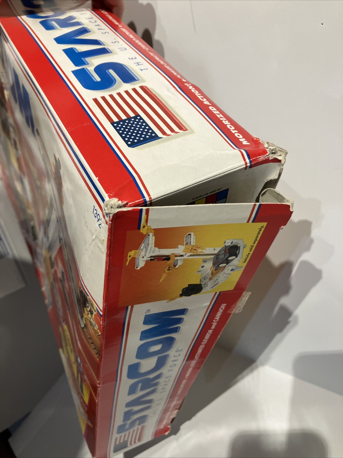 Vintage 1987 StarCom Space Force Starbase Station/Platform w/Box PLEASE READ