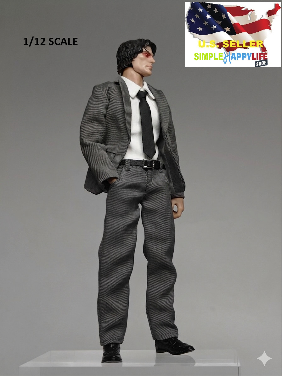 1/12 Gray business suit for 6&Prime; figure SHF Nota Mezco MixMax PHICEN marvel ❶USA❶