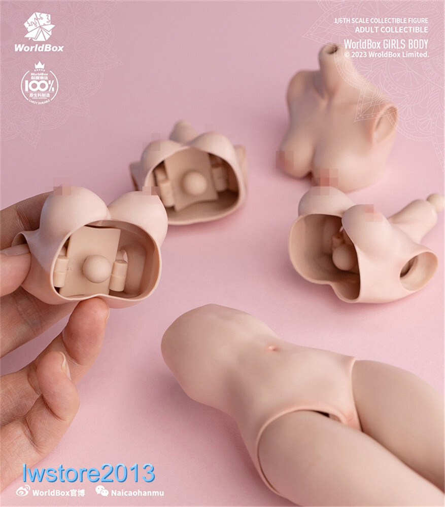 Worldbox 1:6 Big Bust Breast Replacement Cover Model For 12 » Female Figure Body