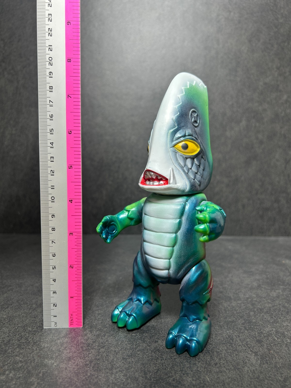 Marusan Guiron Sofubi 7.8&Prime; Soft Vinyl Figure Gamera Vintage 1998 w/ Header & Bag