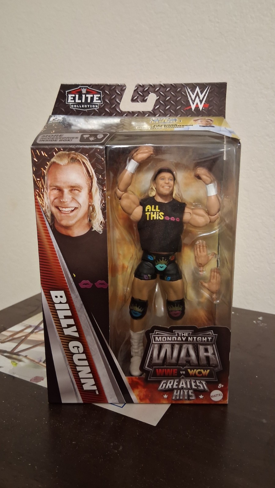WWE Billy Gunn Elite Greatest Hits DX Monday Night War Mattel Figure