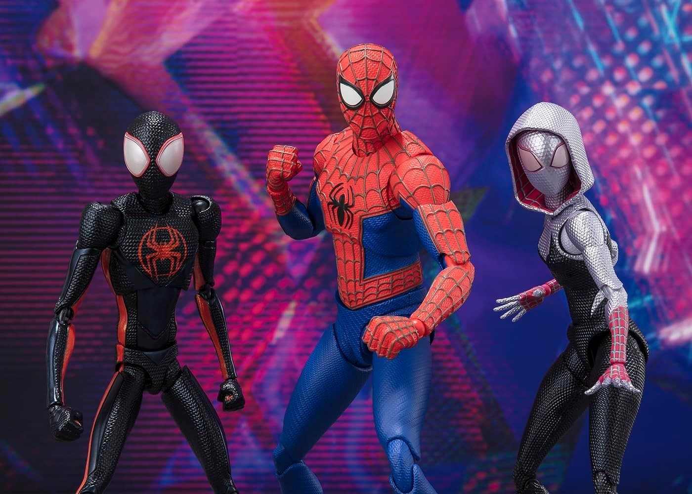 Spider-Man Across Spider-Verse Peter B. Mayday S.H.Figuarts 2pk Figure – !