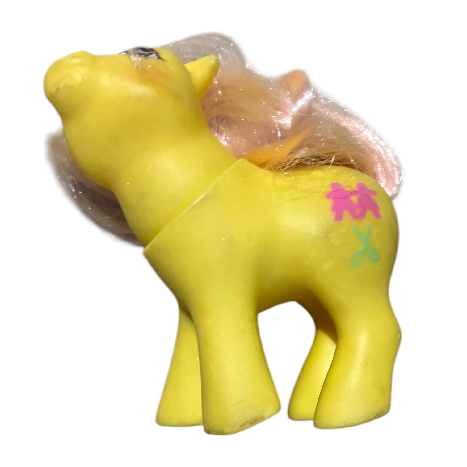 Hasbro Baby Snippy My Little Pony G1 1987 3-4 inch Pink Mane Cutie Mark