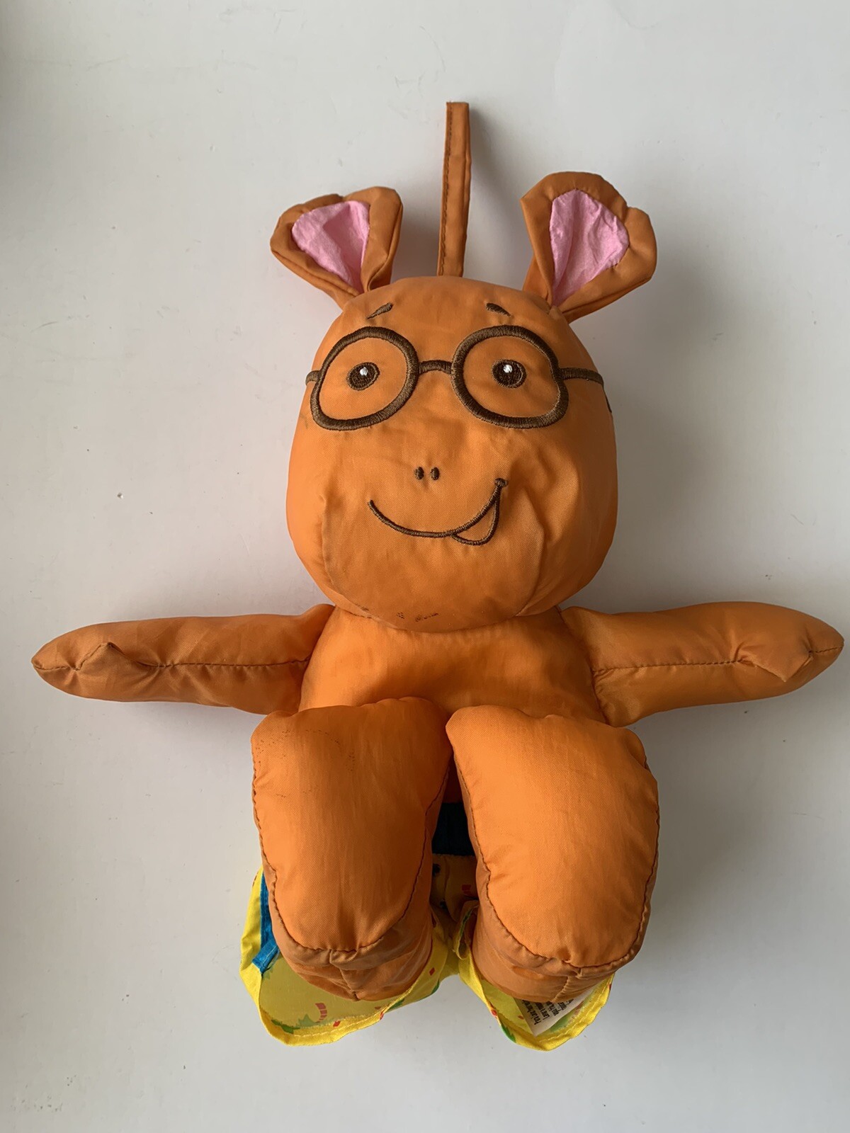 Playskool Hasbro 1997 ARTHUR Plush Stuffed Animal 12” VINTAGE Lightweight
