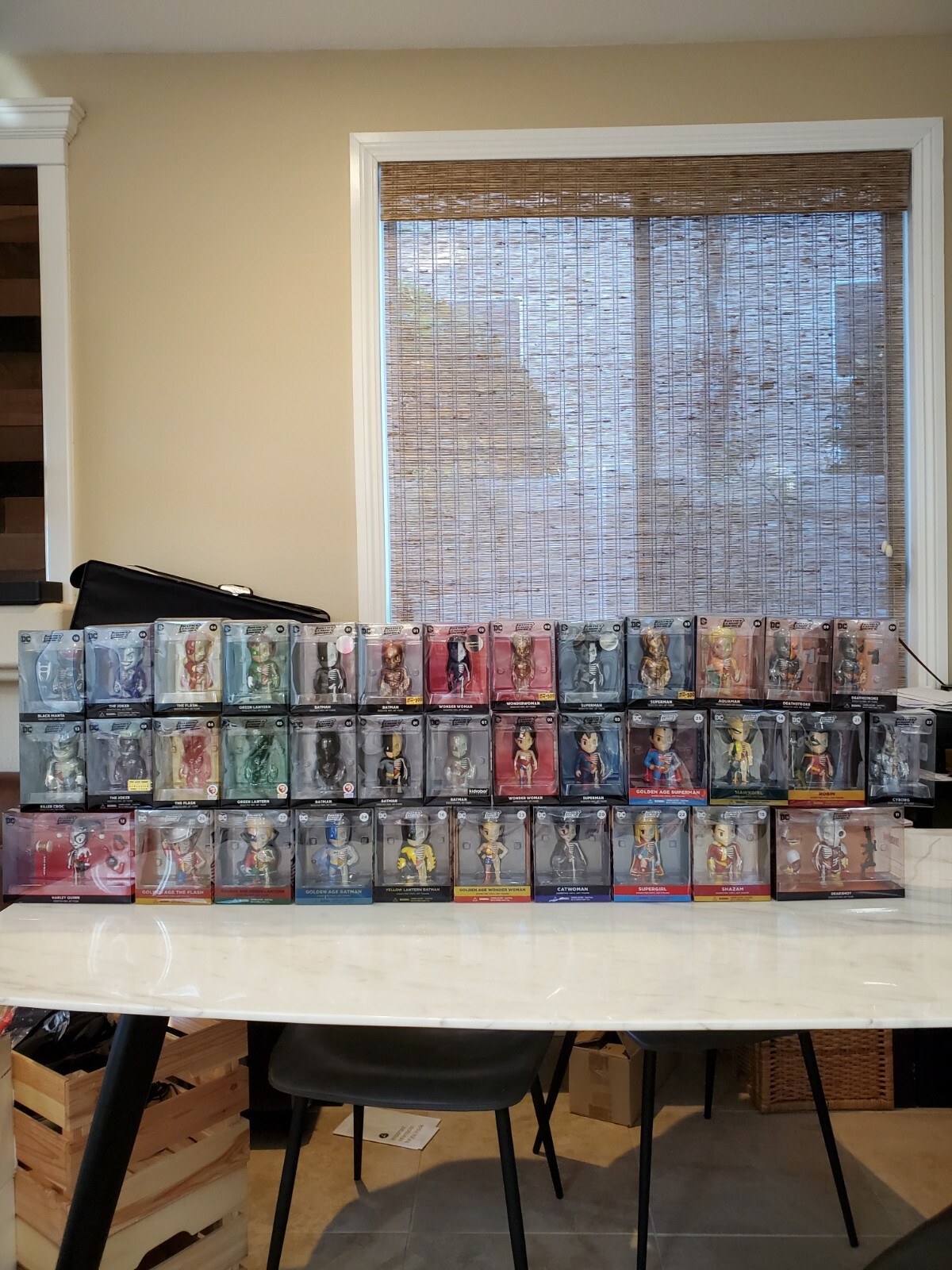 🔥RARE🔥COMPLETE🔥 lot 36 Jason Freeny XXRAY Dissected Vinyl DC Comics Figure
